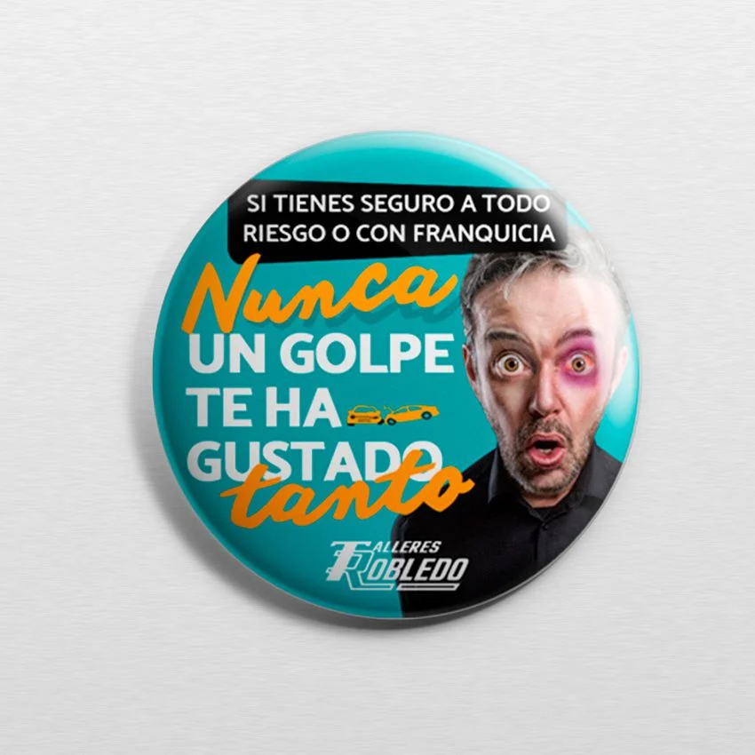 Talleres Robledo · campaña «Nunca un golpe te ha gustado tanto»: campaña (3 de 9)