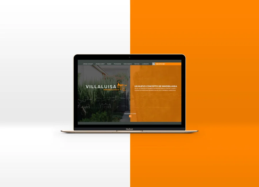 Villaluisa Inmobiliaria · identidad y web: identidad (4 de 5)