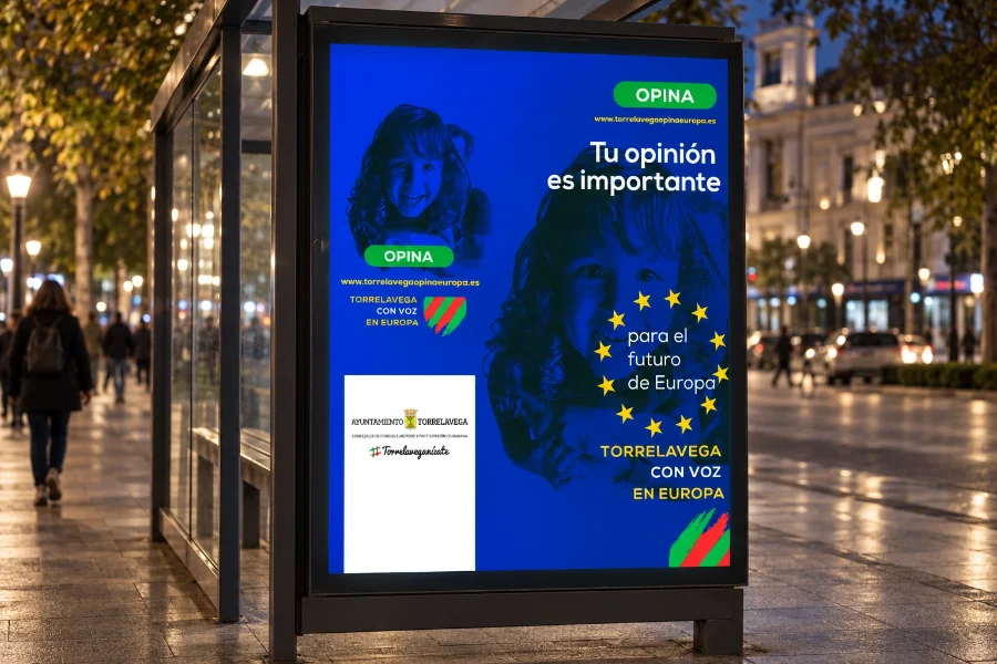 Torrelavega con voz en Europa: campaña (1 de 3)