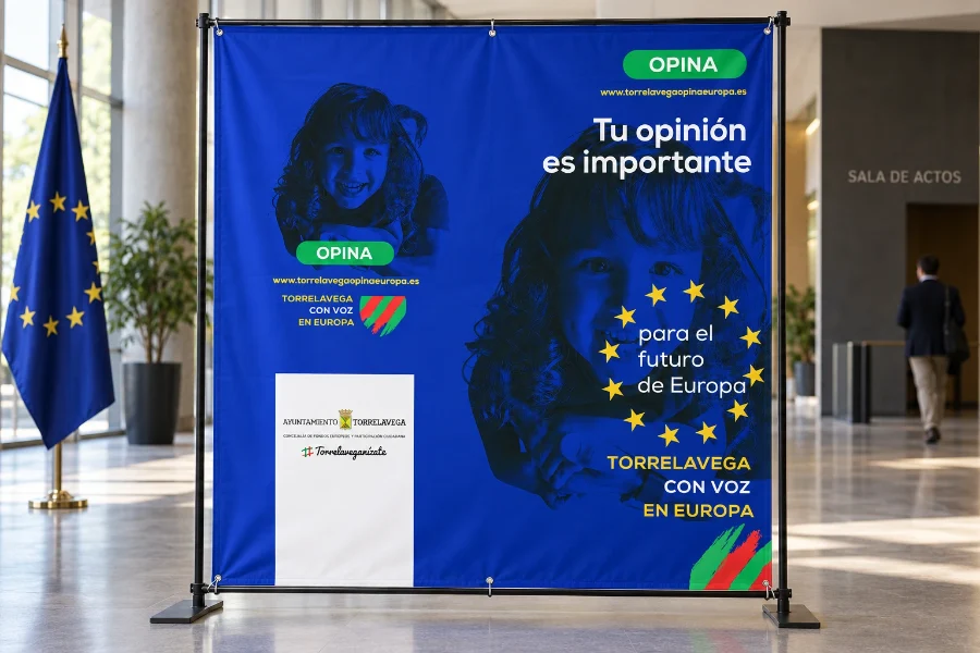 Torrelavega con voz en Europa: campaña (3 de 3)