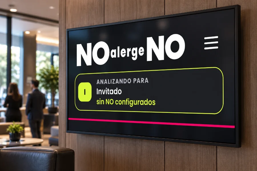 NOalergeNO · versión móvil: web