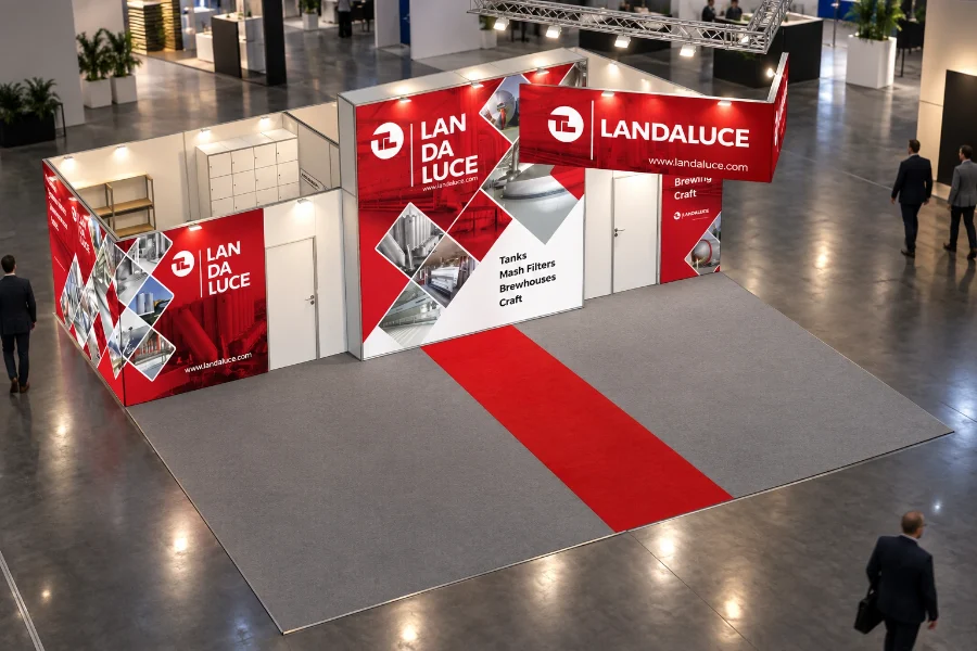Landaluce · stand en Alemania: aplicación (2 de 3)