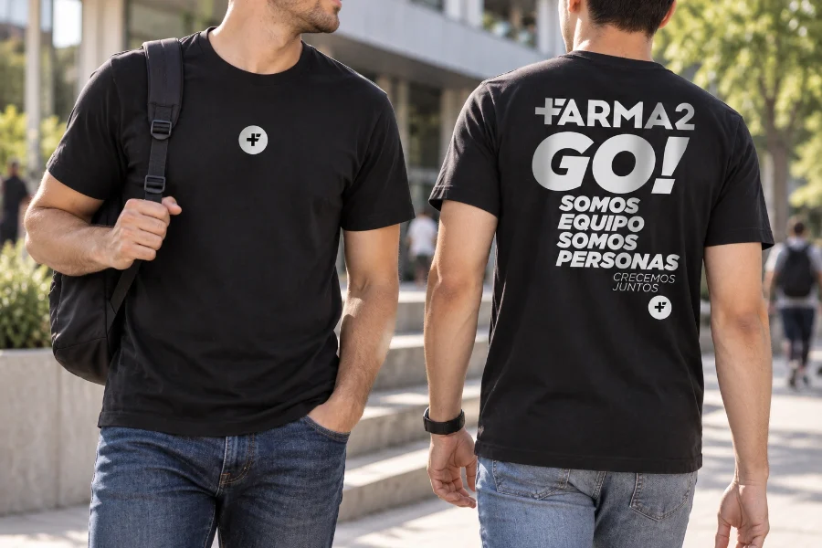 Farma2Go · camisetas: aplicación (2 de 3)