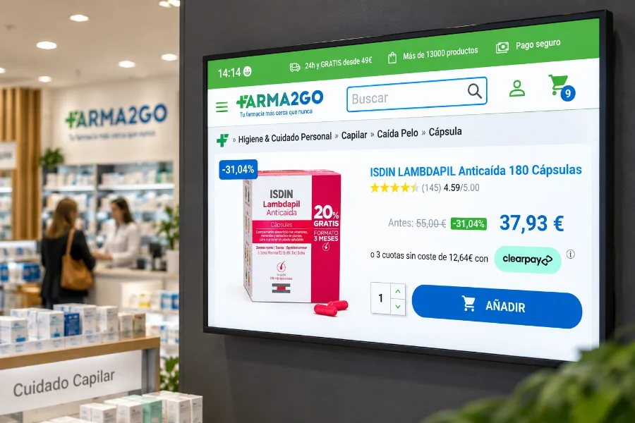 Farma2Go: aplicación (4 de 5)