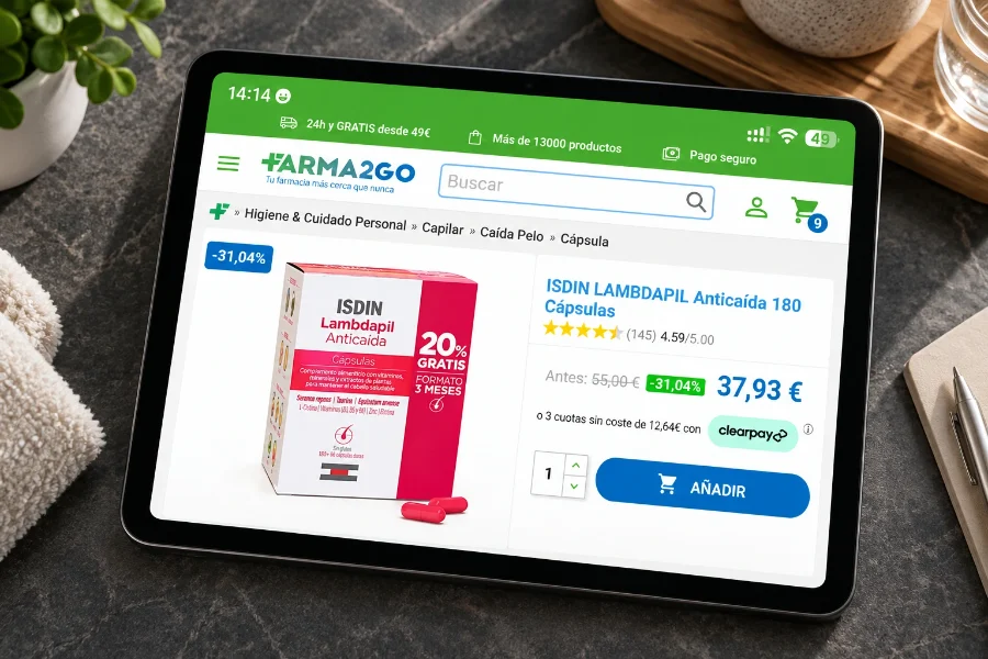 Farma2Go: aplicación (5 de 5)