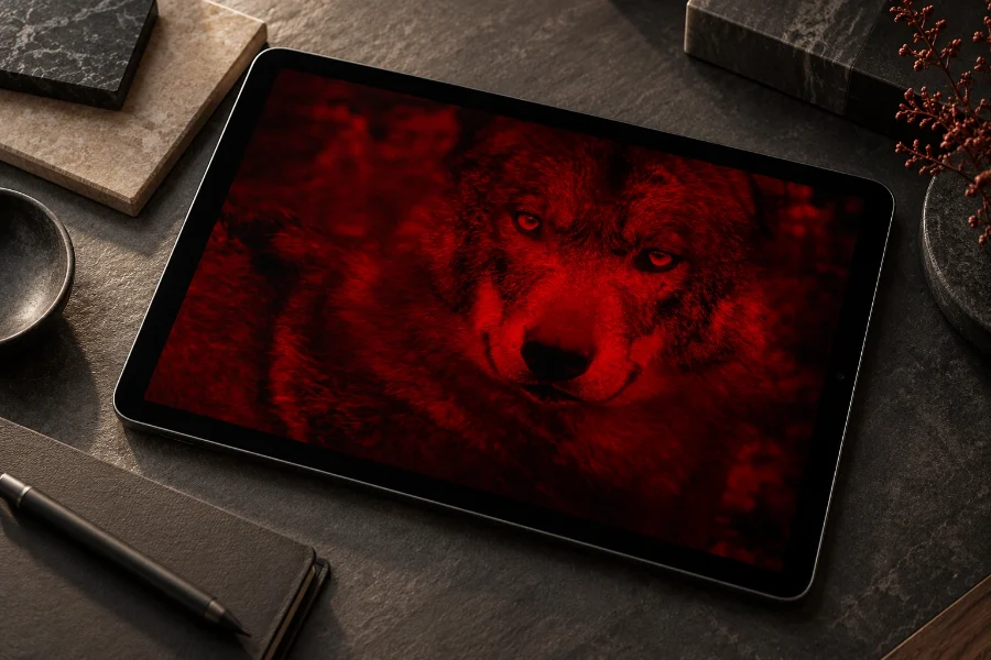 Índole · animación del lobo: aplicación (2 de 3)