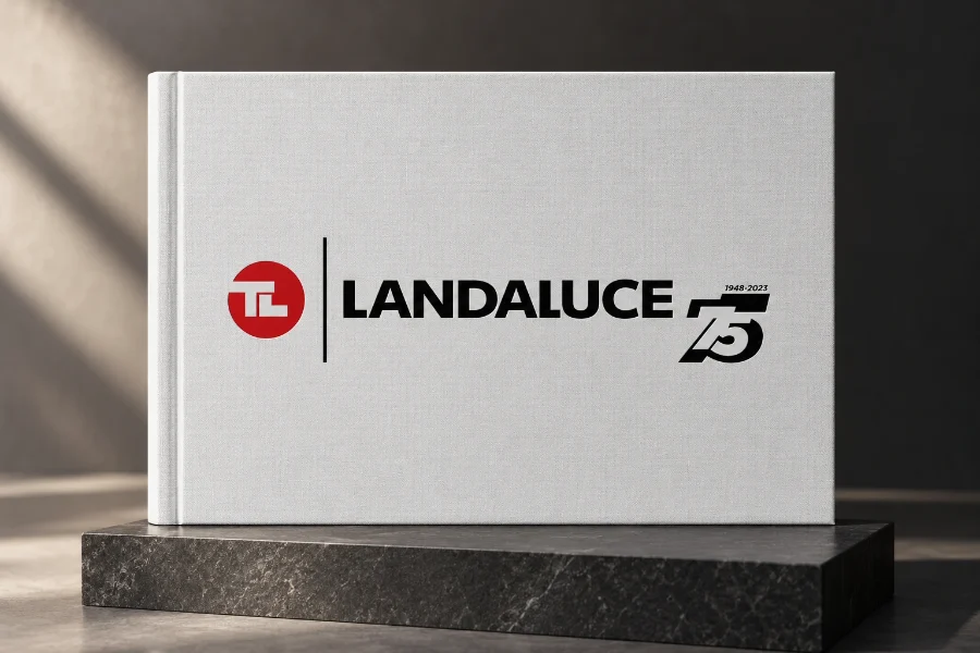 Landaluce · dos logotipos: aplicación (3 de 3)