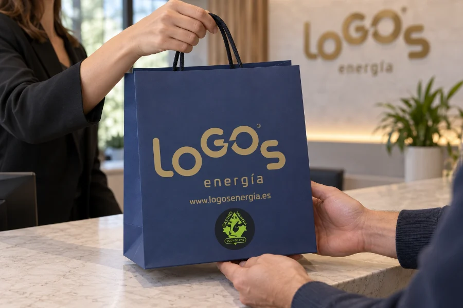 LoGOs Energía · logotipo: aplicación (2 de 3)
