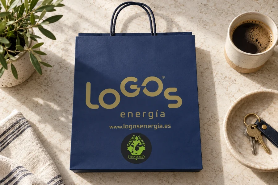 LoGOs Energía · logotipo: aplicación (3 de 3)
