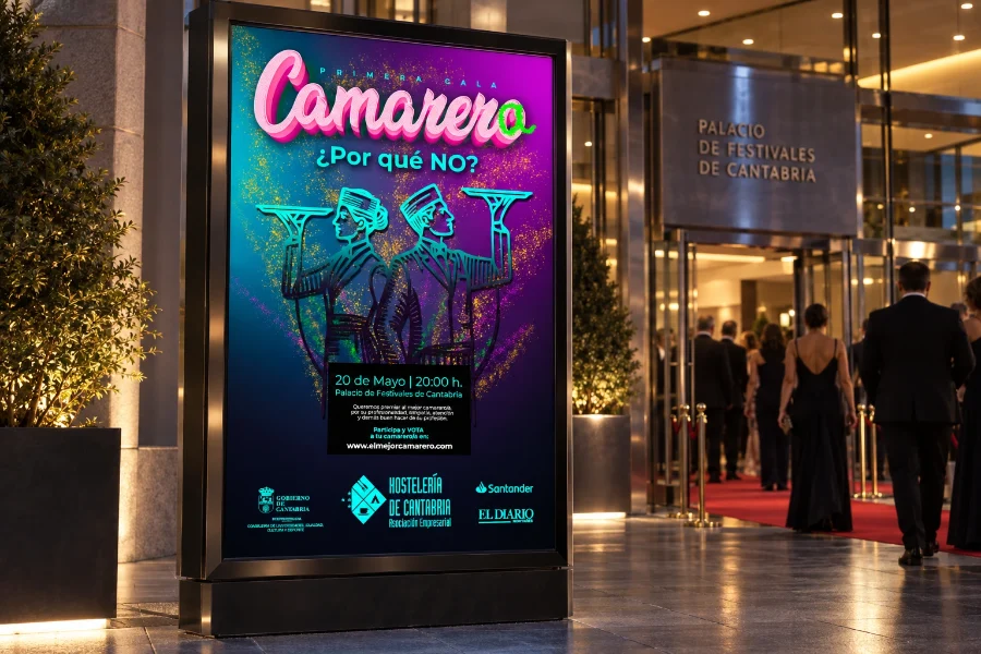 Gala del camarero: aplicación (1 de 3)
