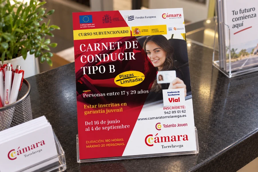 Carné B · Cámara de Comercio: aplicación (2 de 3)