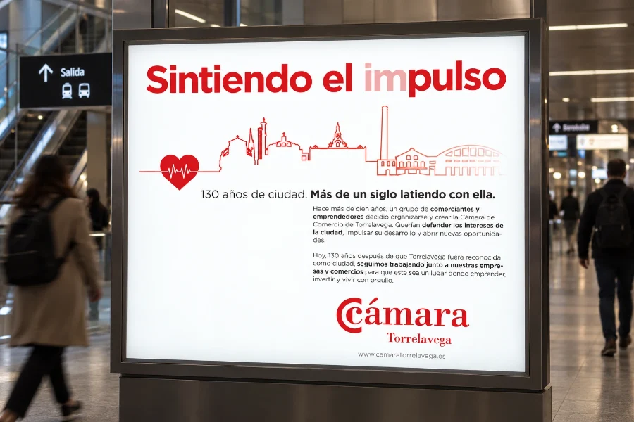 130 años · Cámara de Comercio de Torrelavega: aplicación (1 de 3)