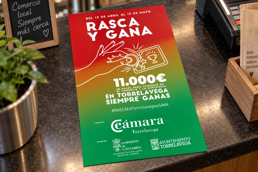 Rasca y Gana · Cámara de Comercio: aplicación (2 de 3)
