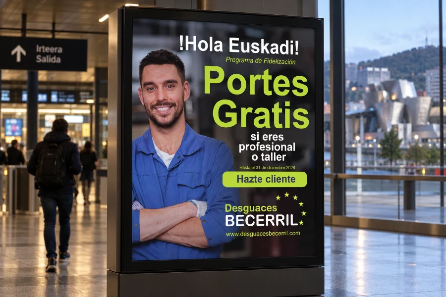 Desguaces Becerril: aplicación (1 de 3)