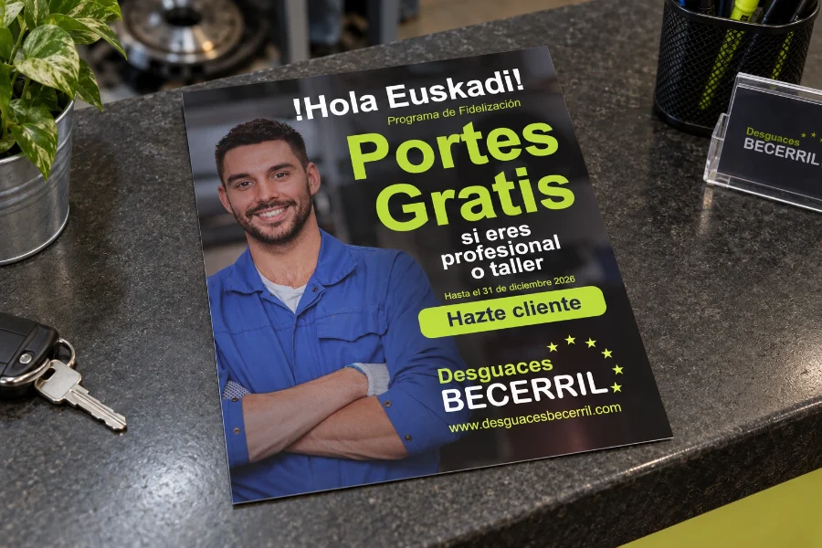 Desguaces Becerril: aplicación (2 de 3)
