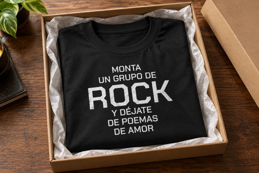 Camiseta Rock: aplicación (1 de 3)