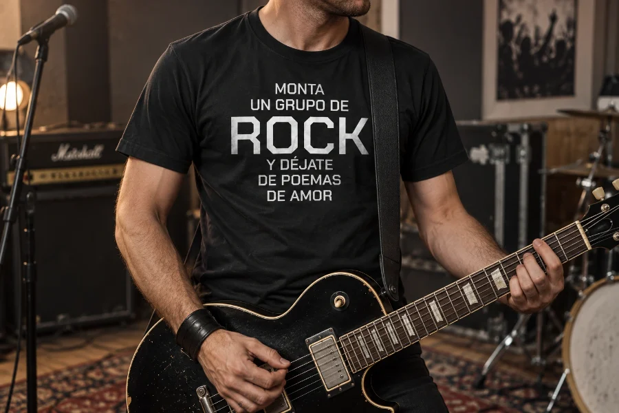 Camiseta Rock: aplicación (2 de 3)