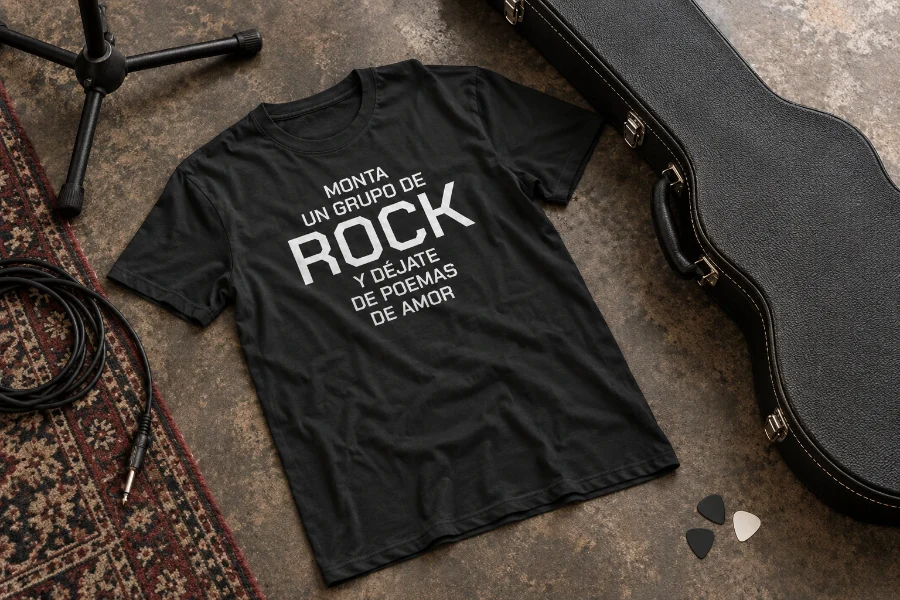 Camiseta Rock: aplicación (3 de 3)