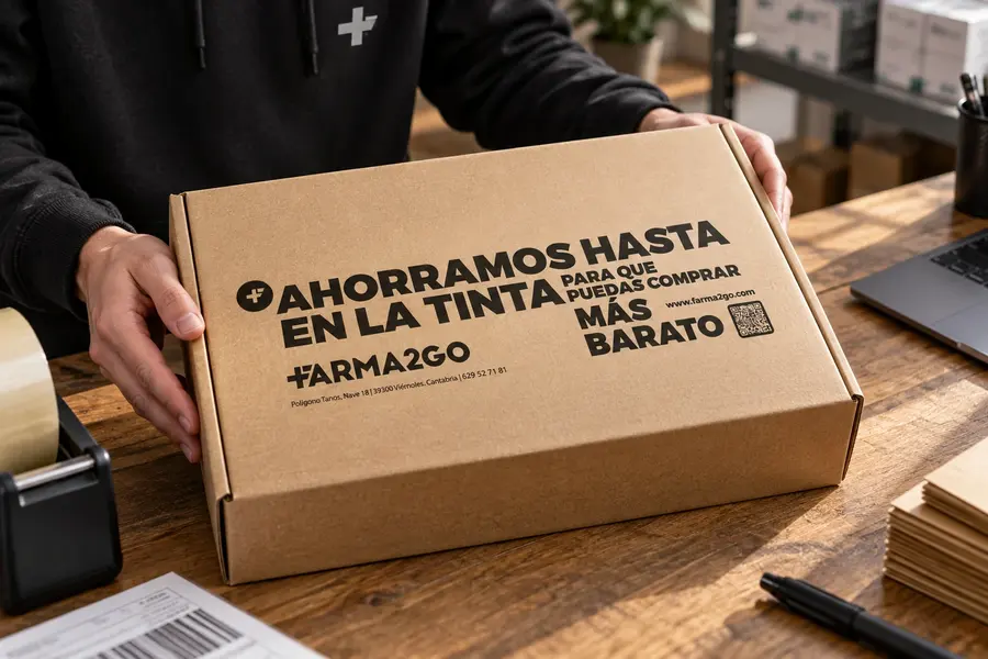 Farma2Go · caja 2023: Caja de envío
