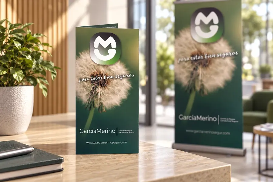 García Merino · roll-ups: Material de campaña