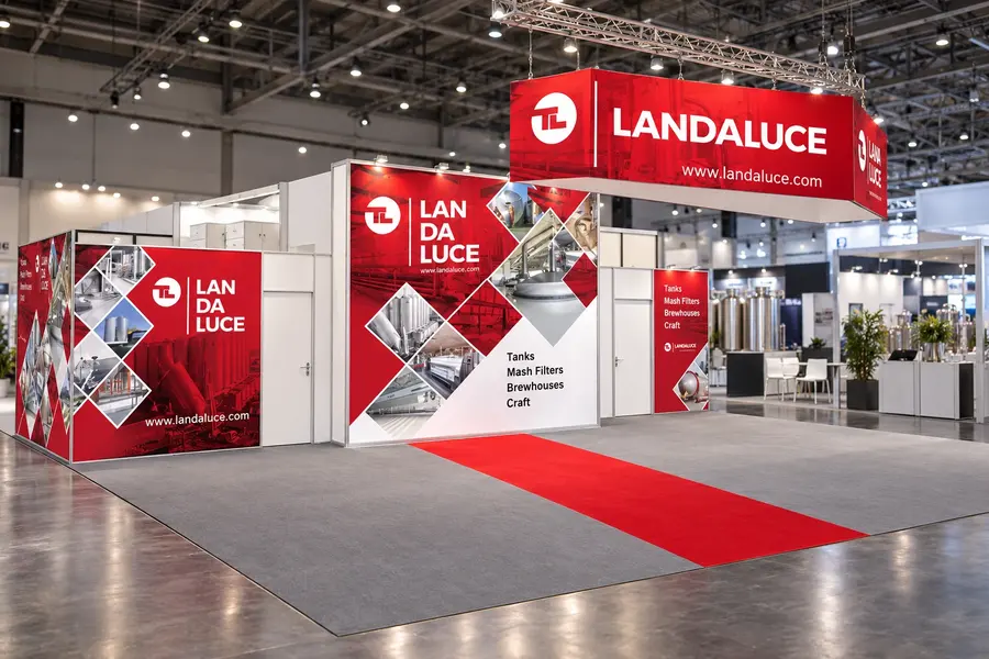 Landaluce · stand en Alemania: Vista general del stand