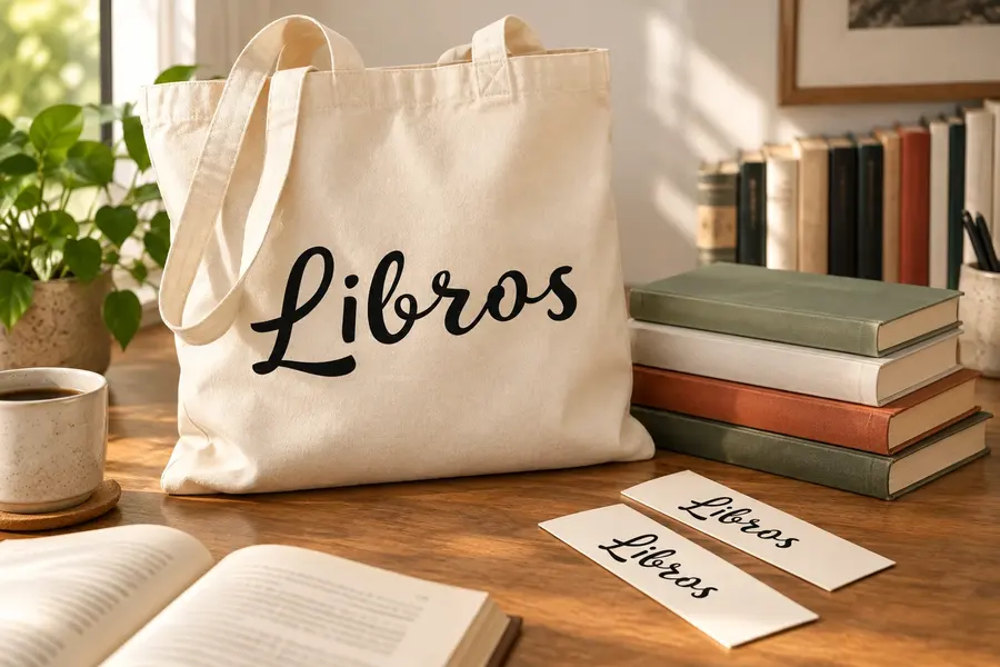 Papelería Ale: Bolsa y marcapáginas