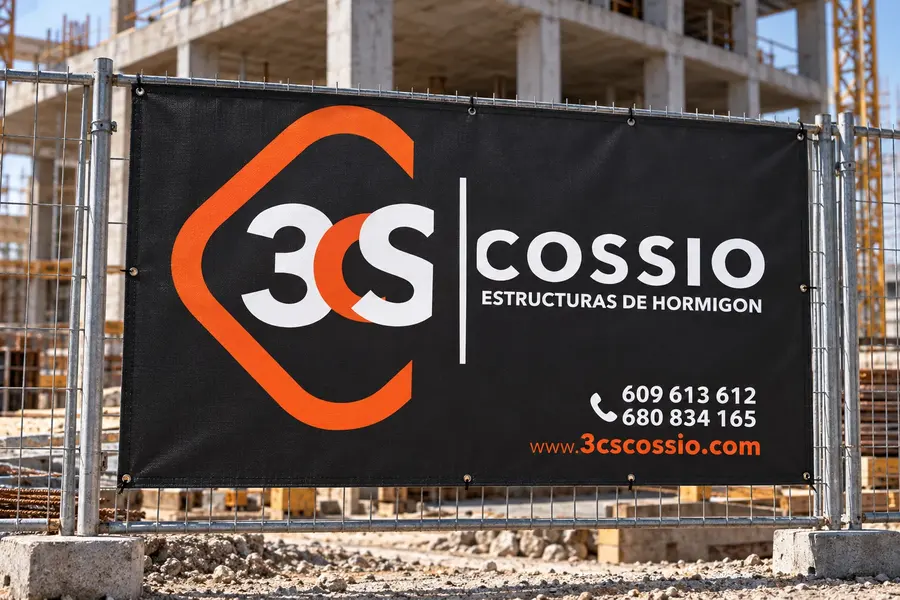 Cossío: Rotulación de obra