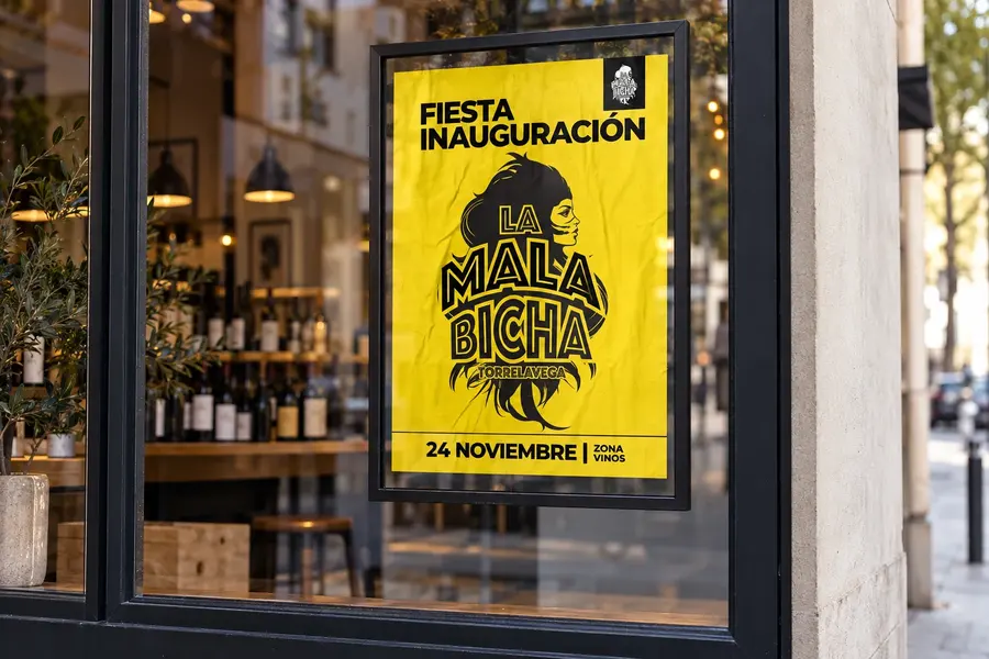 La Mala Bicha: Cartel de inauguración