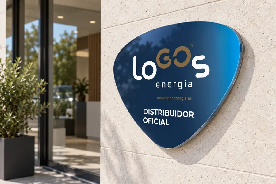 LoGOs · distribuidor oficial: Placa de establecimiento