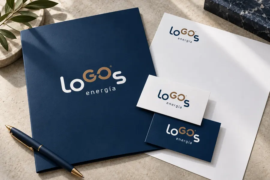 LoGOs Energía · logotipo: Papelería corporativa