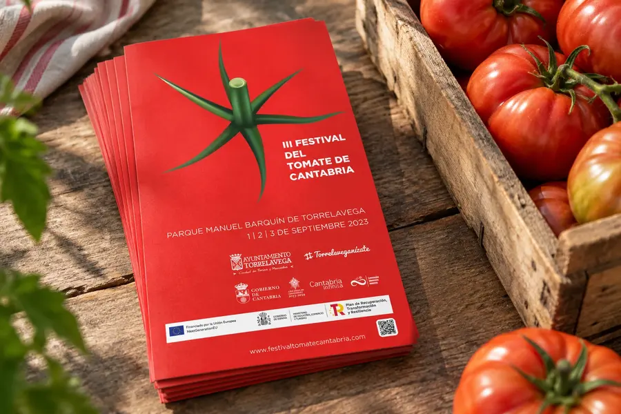 Feria del Tomate 2023: Folleto de mano