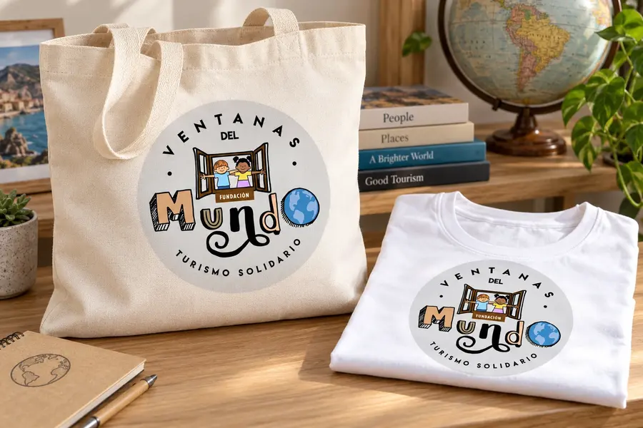 Ventanas al Mundo: Bolsa y camiseta