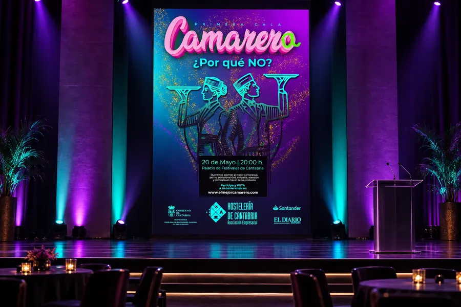 Gala del camarero: escenario