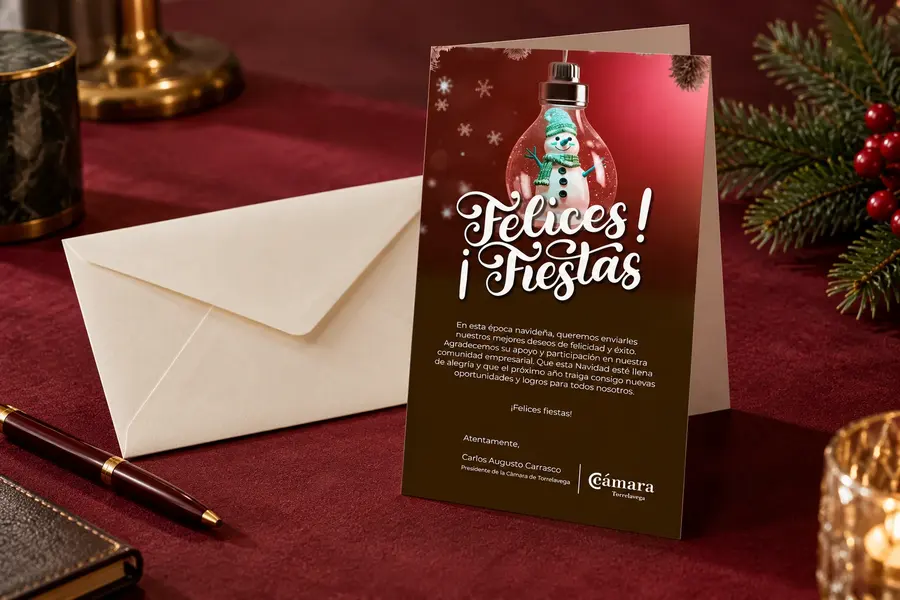 Cámara de Comercio · Navidad 2023: tarjeta