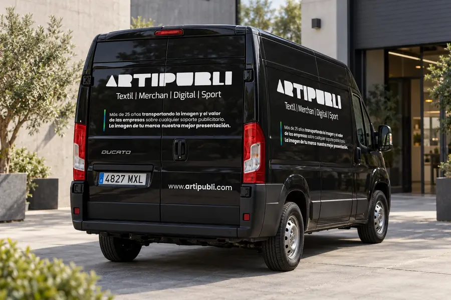 Artipubli · furgoneta: trasera