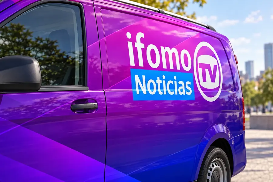 Ifomo · furgoneta: Detalle de rotulación