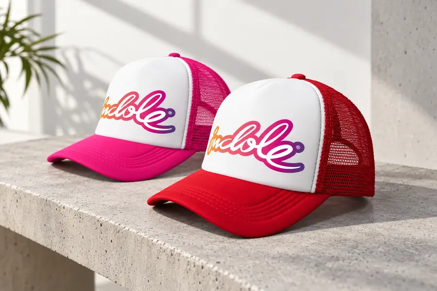 Índole · 20 aniversario: gorras
