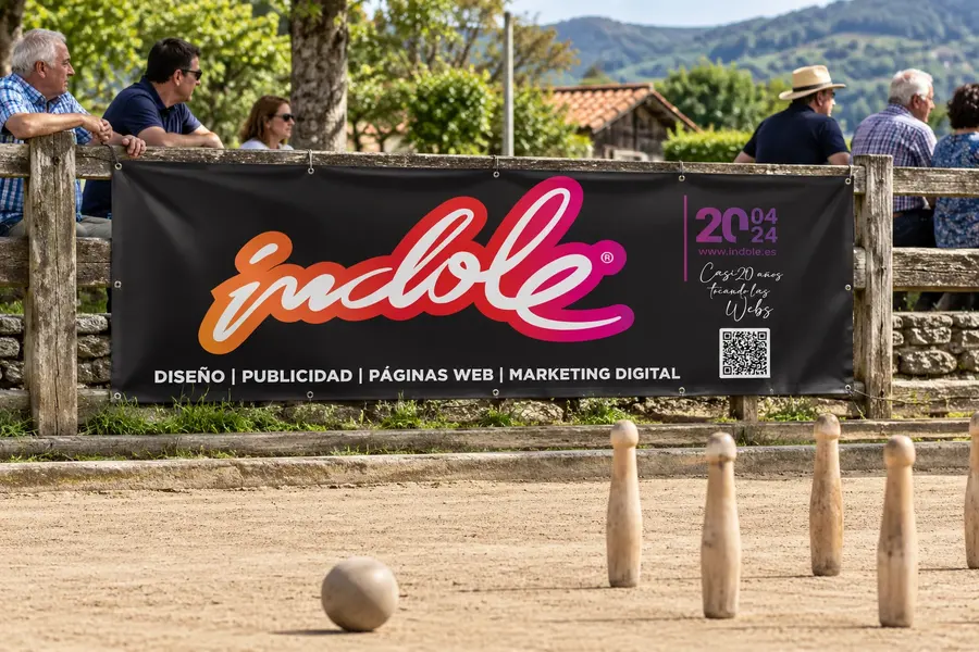 Índole · lona de bolos: instalacion