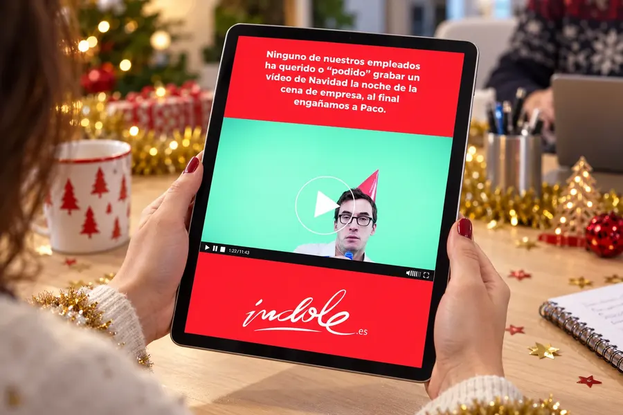 Índole · Navidad 2023: Vídeo en tablet