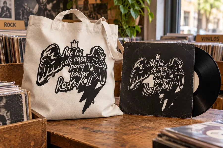 Me fui de casa para bailar: Bolsa y vinilo
