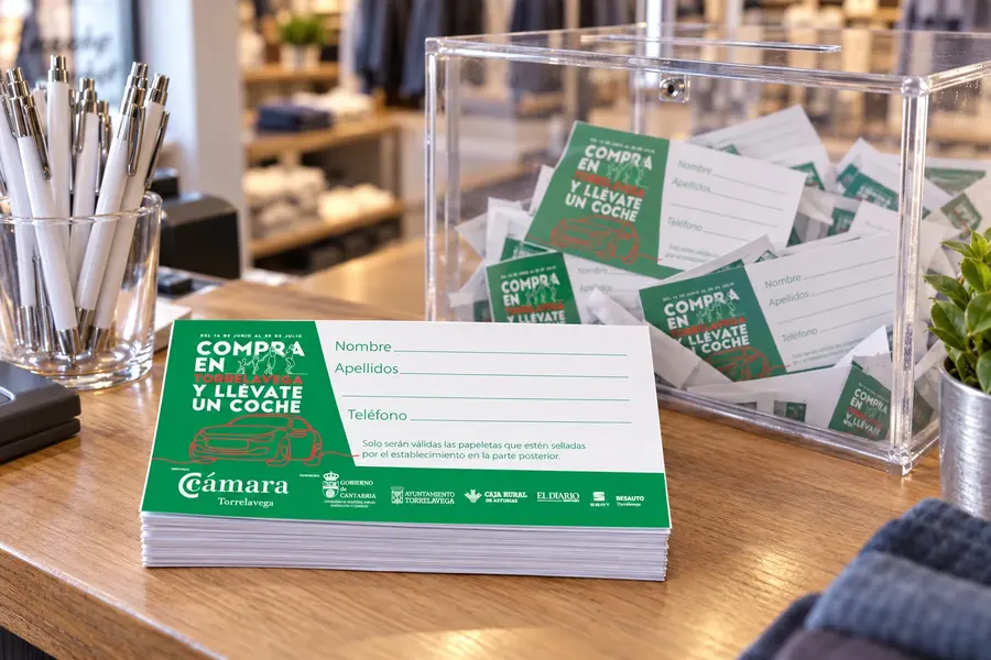 Cámara de Comercio · campaña del coche: papeletas
