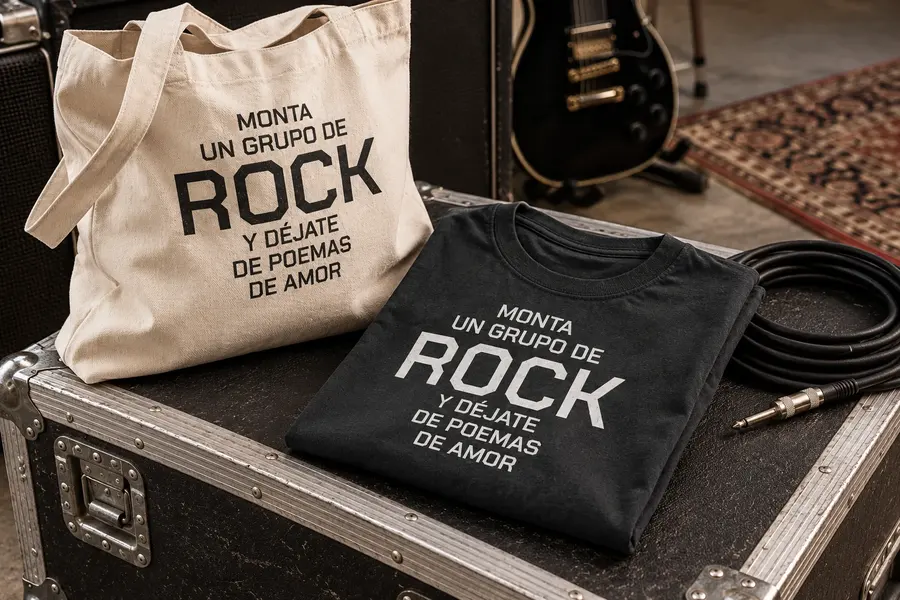 Camiseta Rock: merchandising