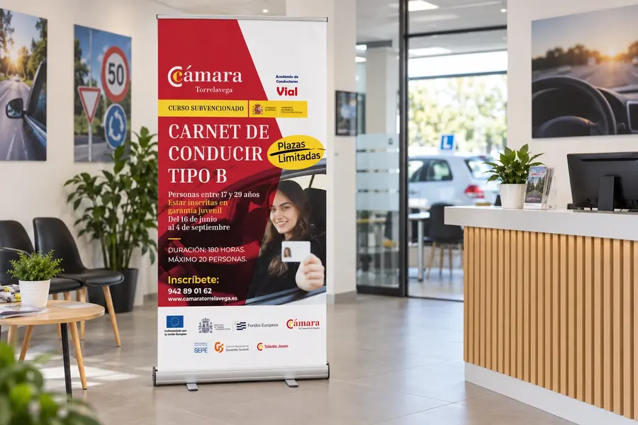 Carné B · Cámara de Comercio: rollup