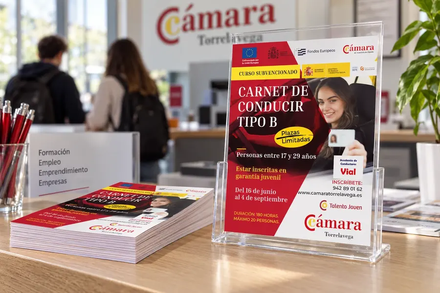 Carné B · Cámara de Comercio: folletos
