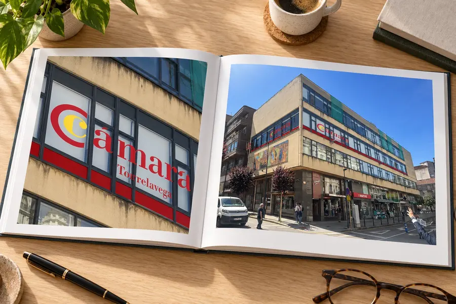 Cámara de Comercio · fachada: editorial