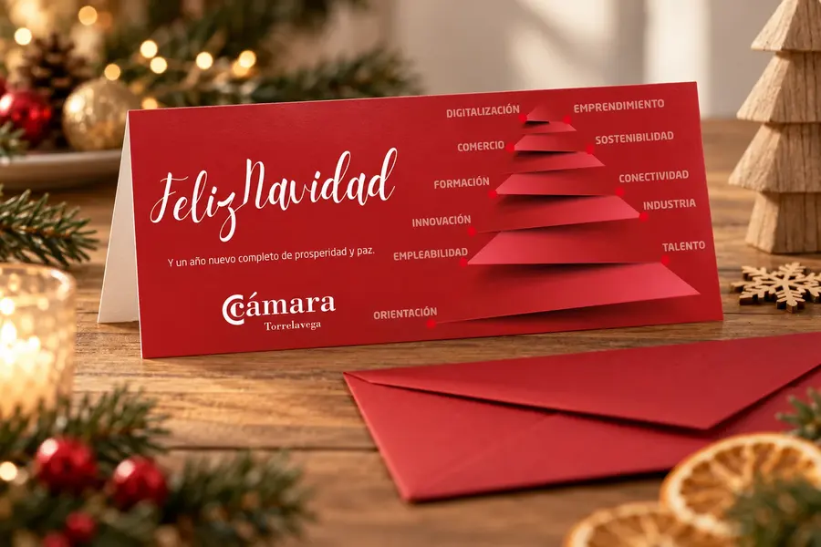 Cámara de Comercio · felicitación 2025: tarjeta