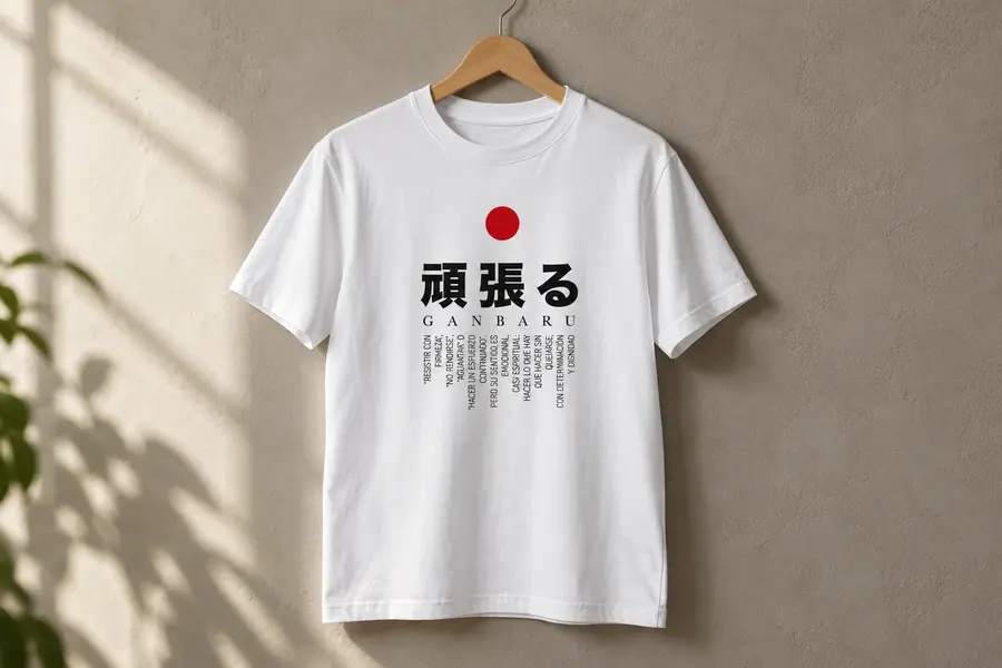 Gambaru: camiseta (2 de 2)