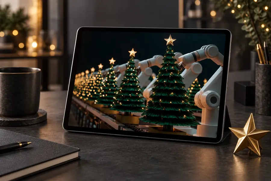 Iddoneo · felicitación 2025: tablet