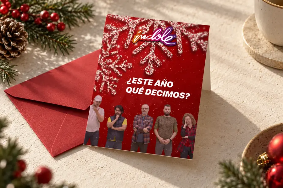 Índole · Navidad 2025-26: tarjeta