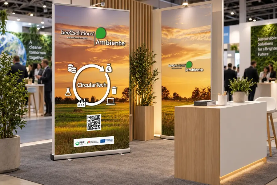 Bee2Solutions · stand de medio ambiente: stand (2 de 2)